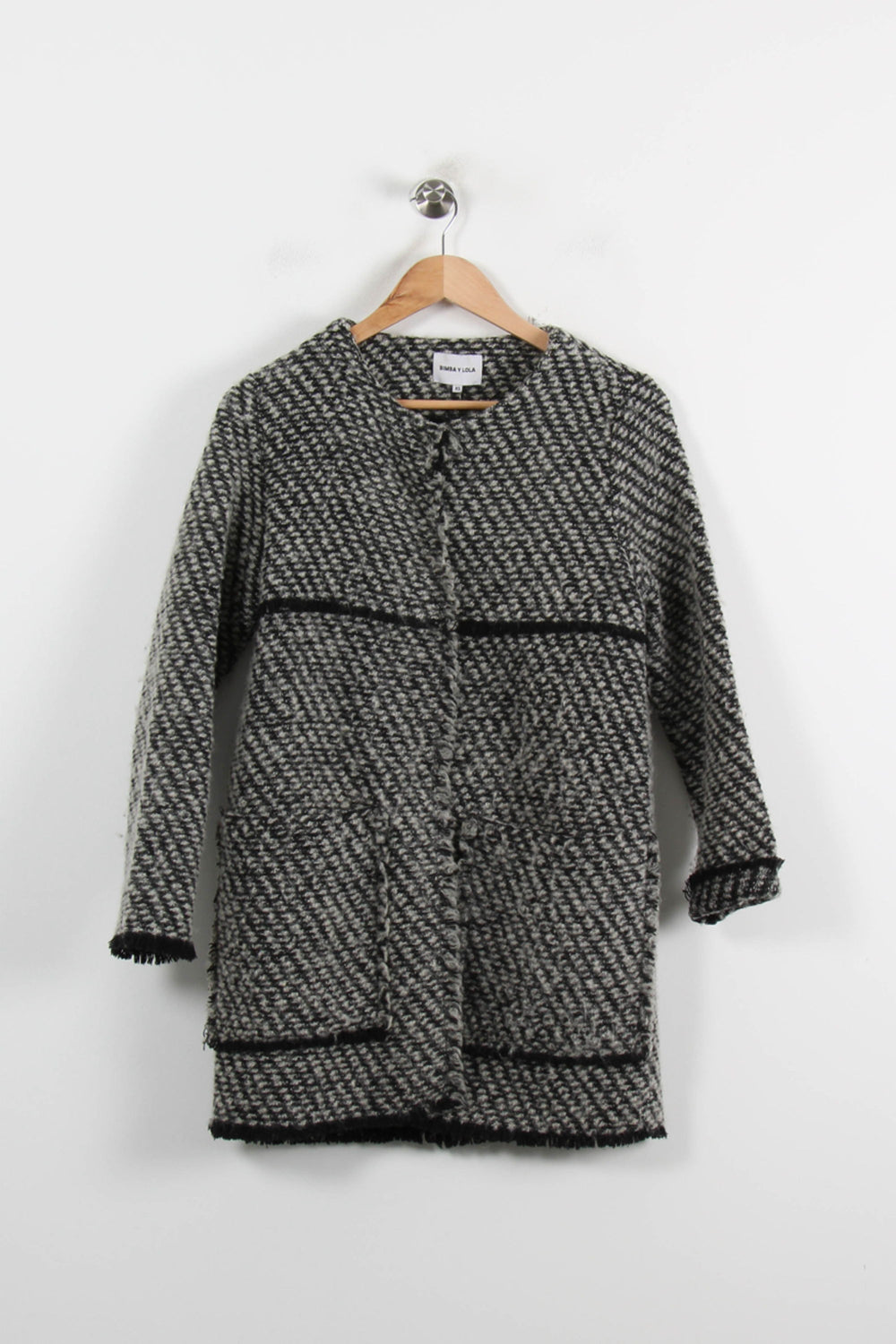 Manteau Noir et Blanc - Taille XS/34 de la marque Bimba y Lola | PARAD69840 - Vendu par Paradigme - Image 2