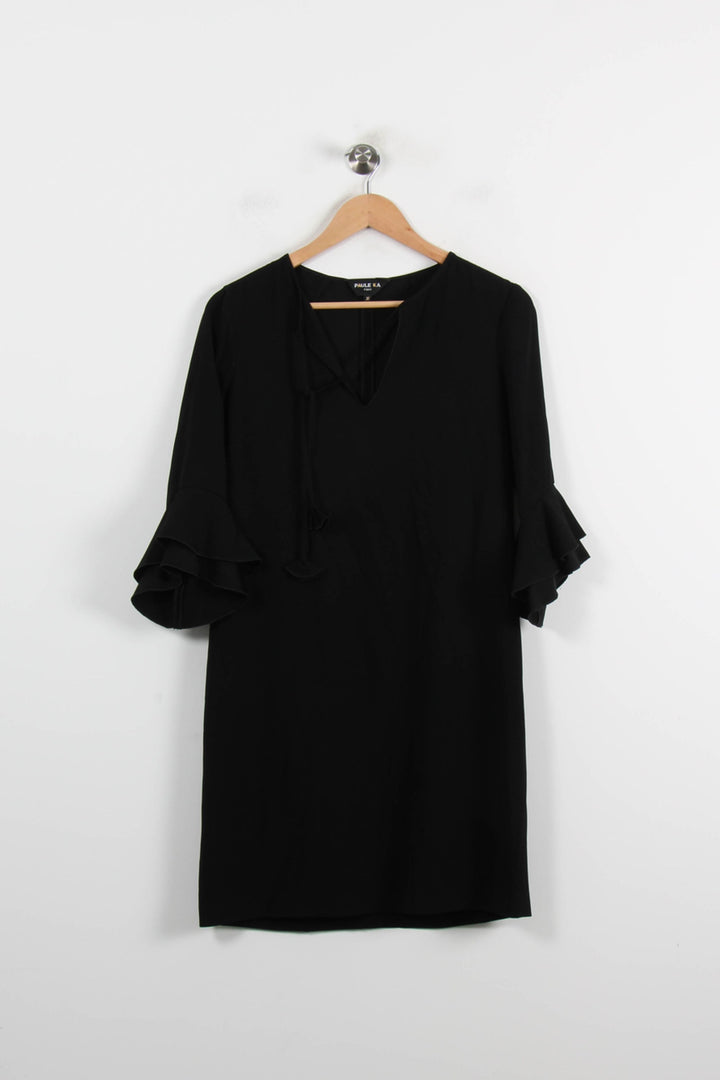 Robe Droite Noire - Taille S/36 de la marque Paule Ka | PARAD69857 - Vendu par Paradigme - Image 2