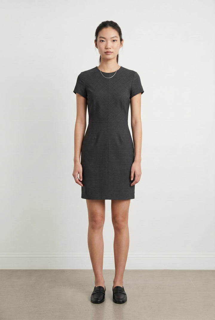 Robe Droite Grise - Taille XS/34 de la marque Filippa K | PARAD69863 - Vendu par Paradigme - Image 1