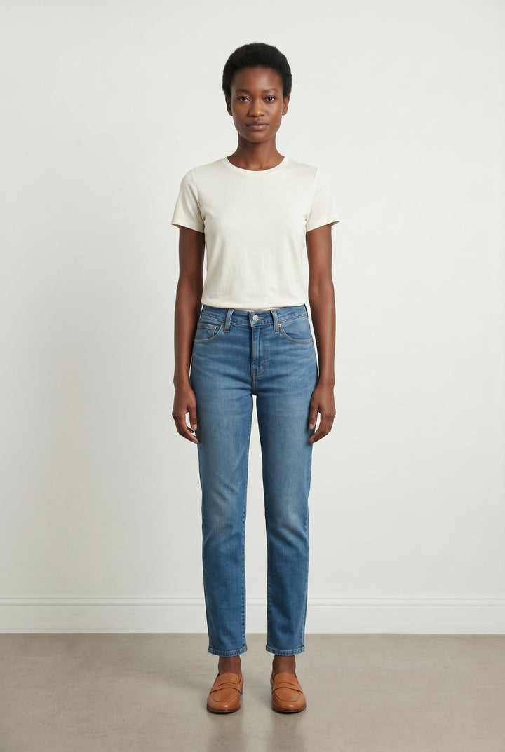 Jean Droit Bleu - Taille M/38 de la marque Levi's | PARAD69864 - Vendu par Paradigme - Image 1