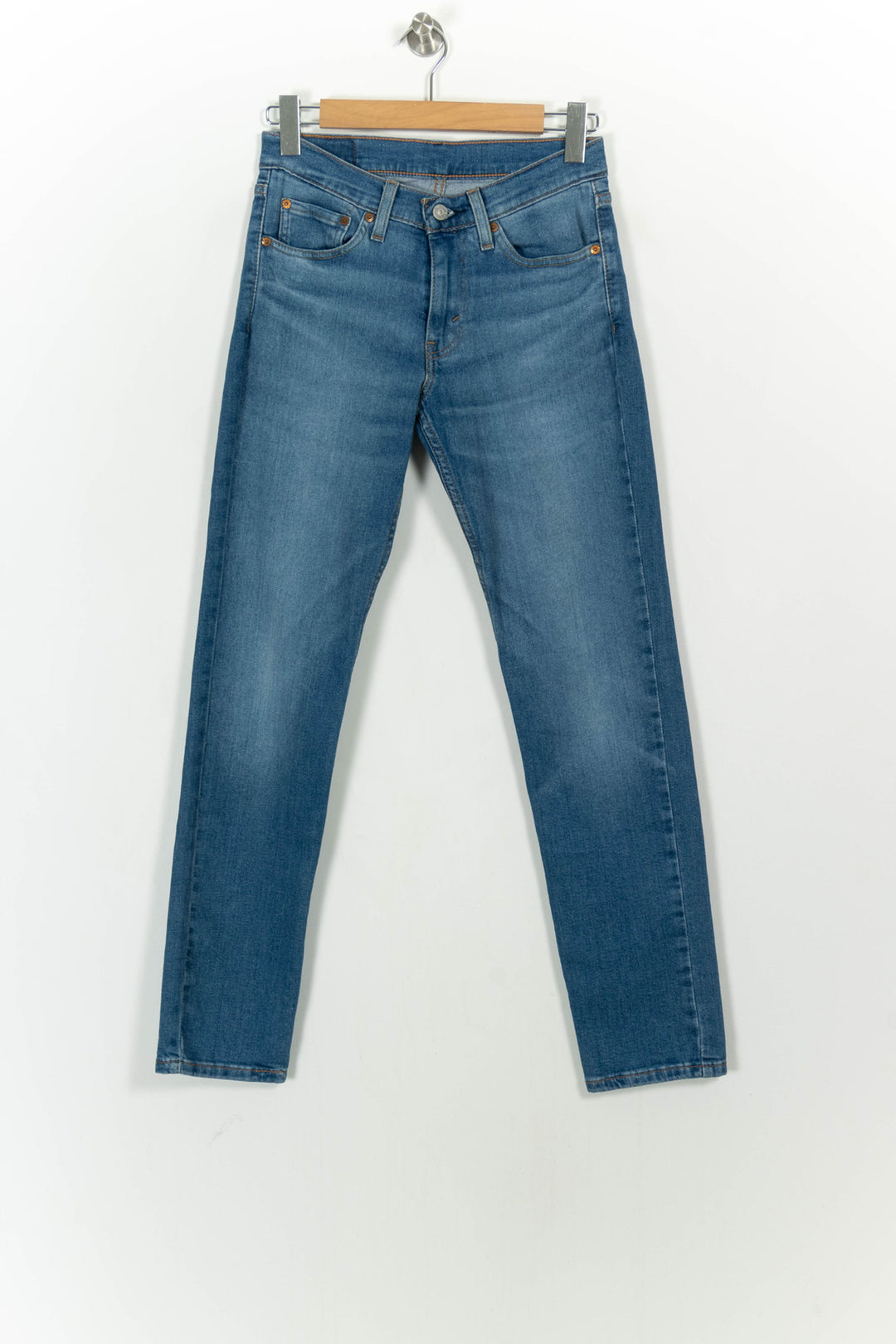Jean Droit Bleu - Taille M/38 de la marque Levi's | PARAD69864 - Vendu par Paradigme - Image 2