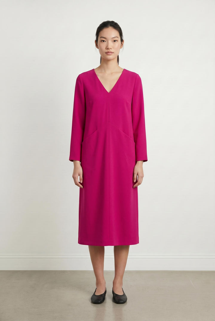 Robe Droite Rose - Taille M/38 de la marque Tara Jarmon | PARAD69866 - Vendu par Paradigme - Image 1