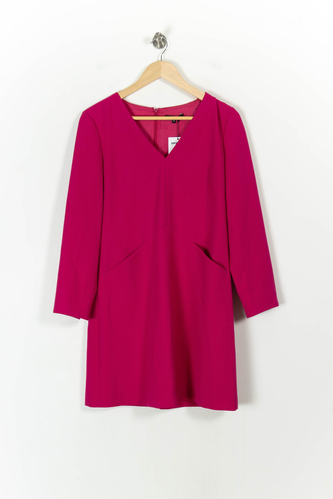Robe Droite Rose - Taille M/38 de la marque Tara Jarmon | PARAD69866 - Vendu par Paradigme - Image 2