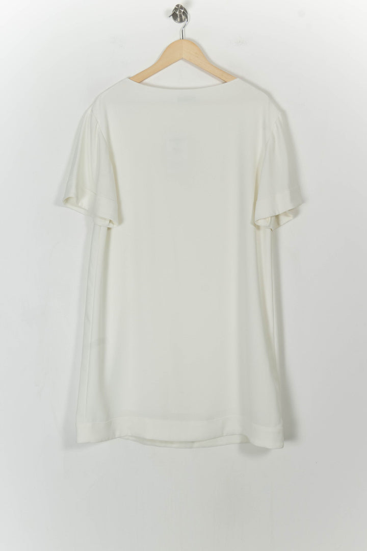 Robe Midi Blanche - Taille M/38 de la marque ZAPA | PARAD69867 - Vendu par Paradigme - Image 4