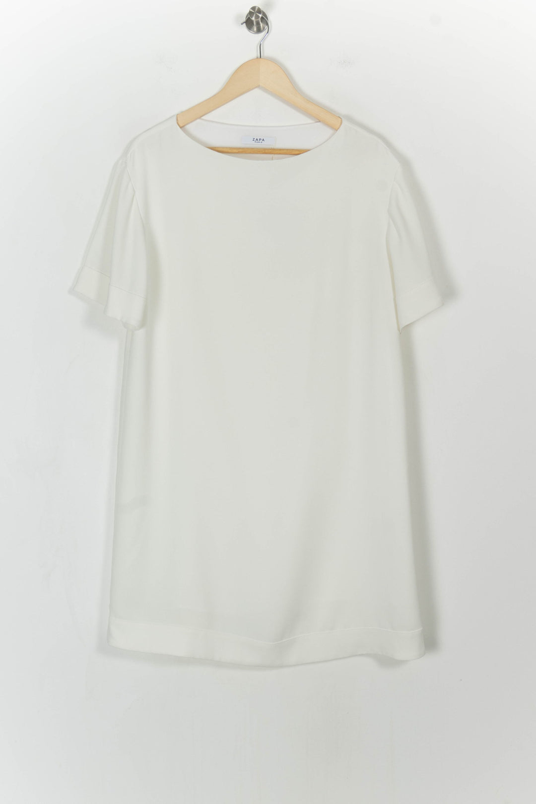 Robe Midi Blanche - Taille M/38 de la marque ZAPA | PARAD69867 - Vendu par Paradigme - Image 2
