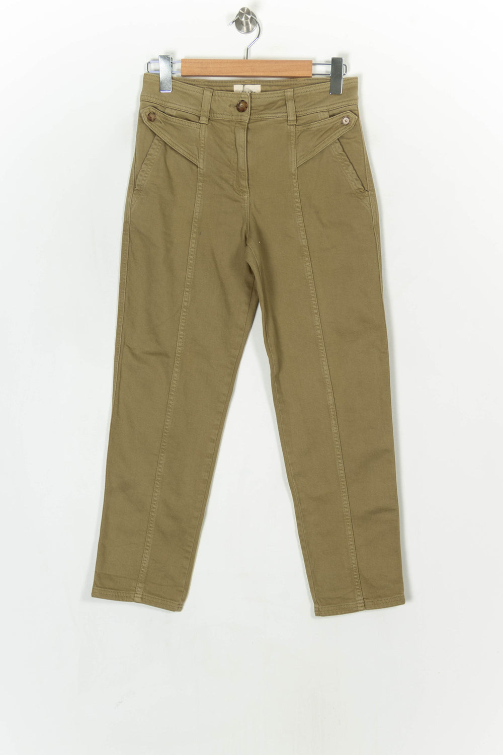 Pantalon Kaki - Taille S/36 de la marque Sézane | PARAD69879 - Vendu par Paradigme - Image 2