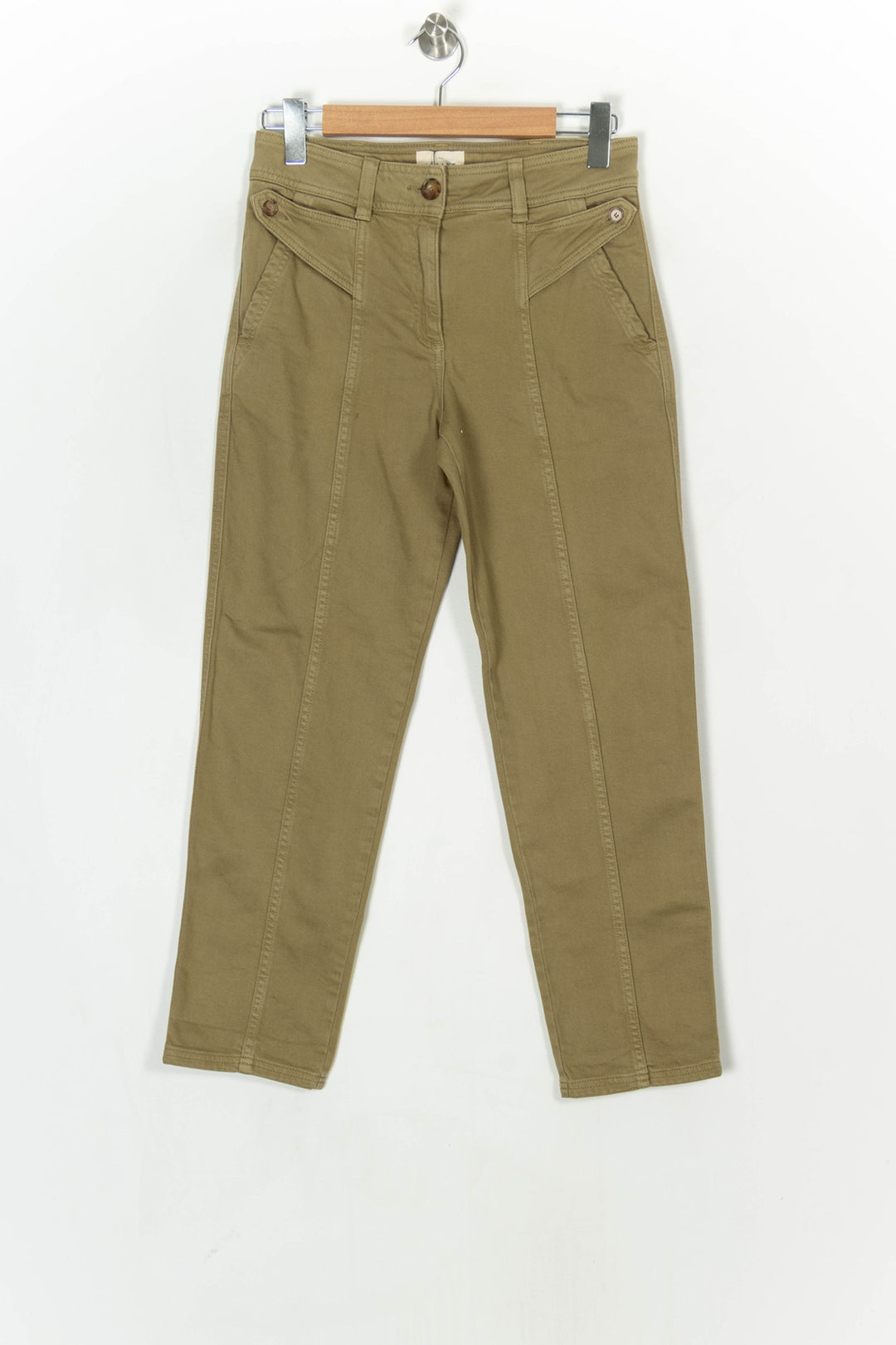 Pantalon Kaki - Taille S/36 de la marque Sézane | PARAD69879 - Vendu par Paradigme - Image 2