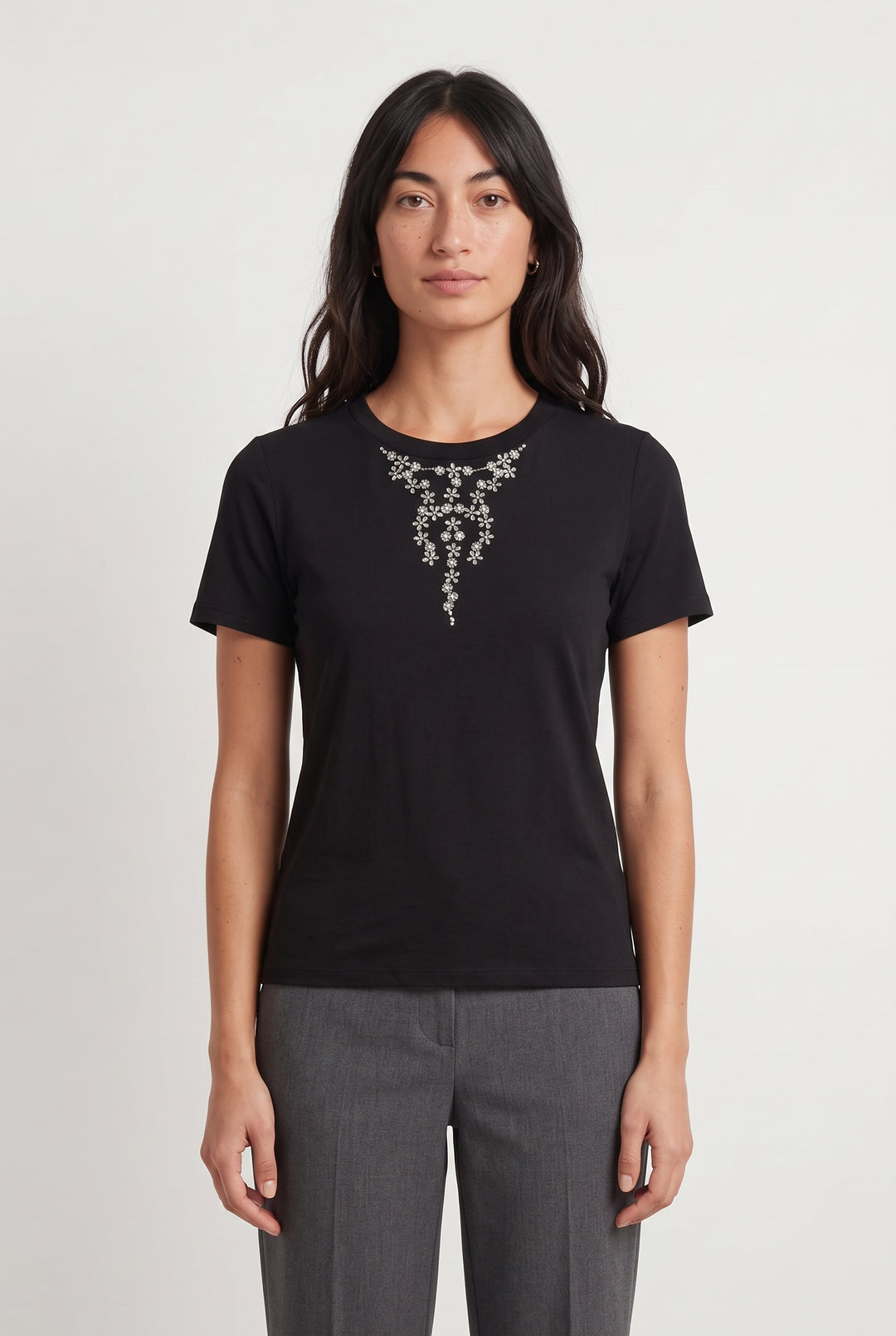 Tee-shirt noir - Taille S/36 de la marque Rodier | PARAD69884 - Vendu par Paradigme - Image 1