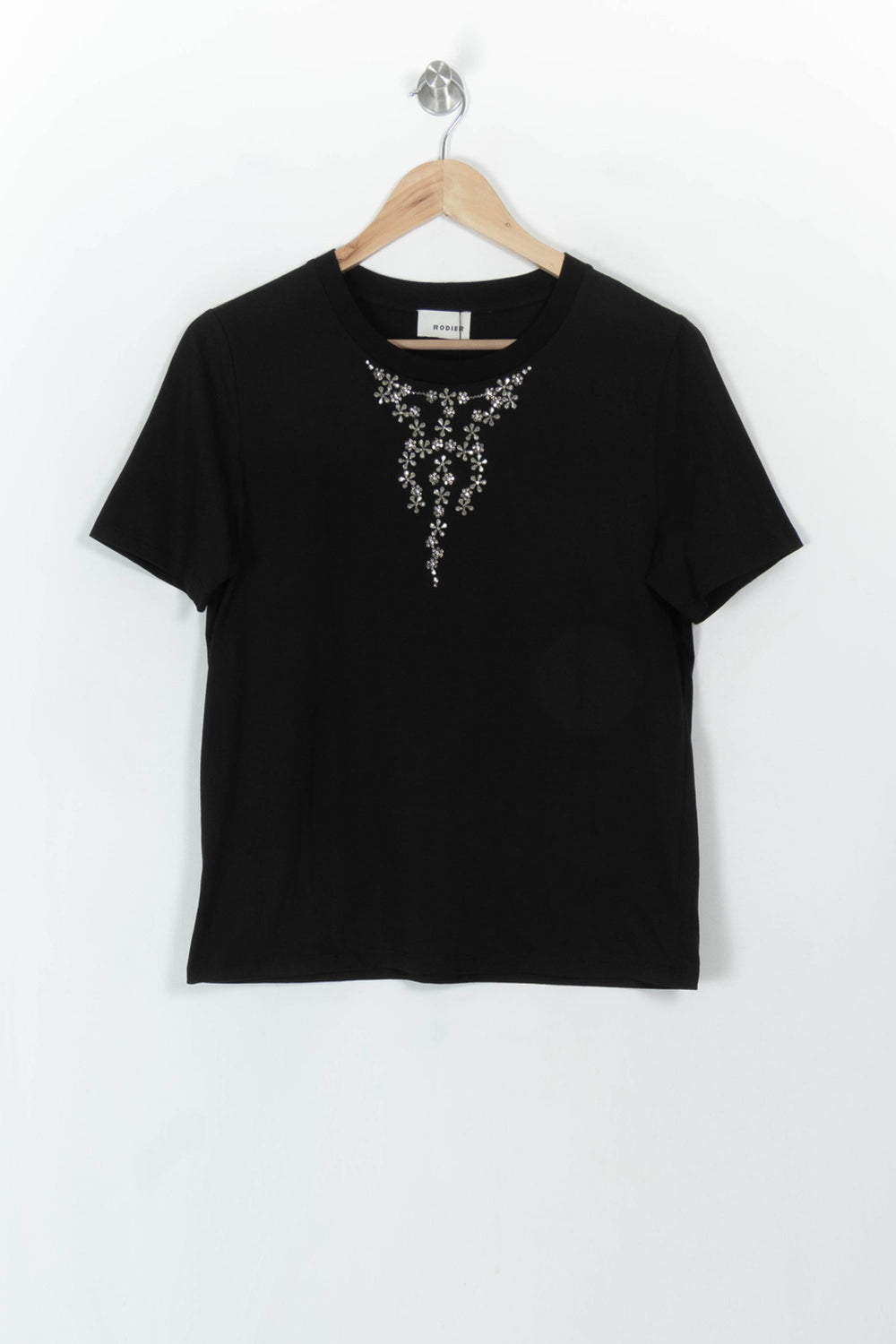 Tee-shirt noir - Taille S/36 de la marque Rodier | PARAD69884 - Vendu par Paradigme - Image 2