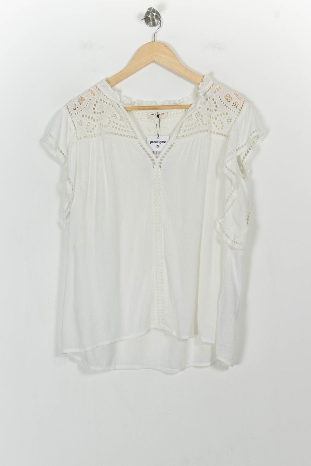 Blouse Blanche - Taille S/36 de la marque Maison 123 | PARAD69885 - Vendu par Paradigme - Image 2