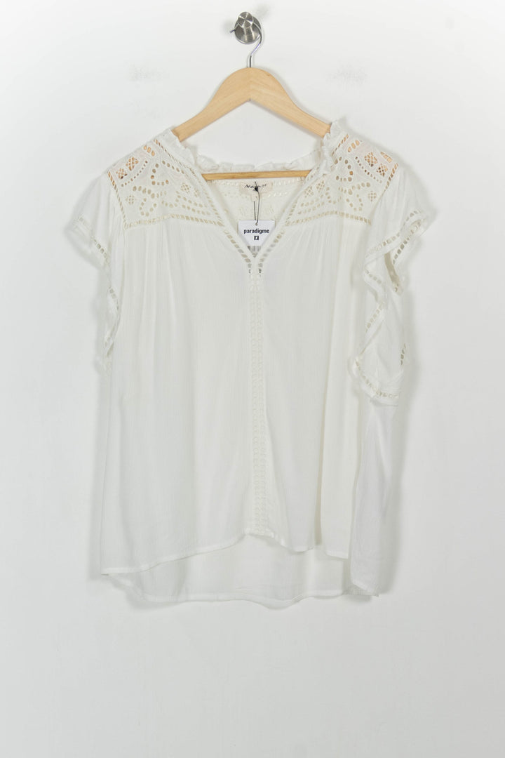 Blouse Blanche - Taille S/36 de la marque Maison 123 | PARAD69885 - Vendu par Paradigme - Image 2