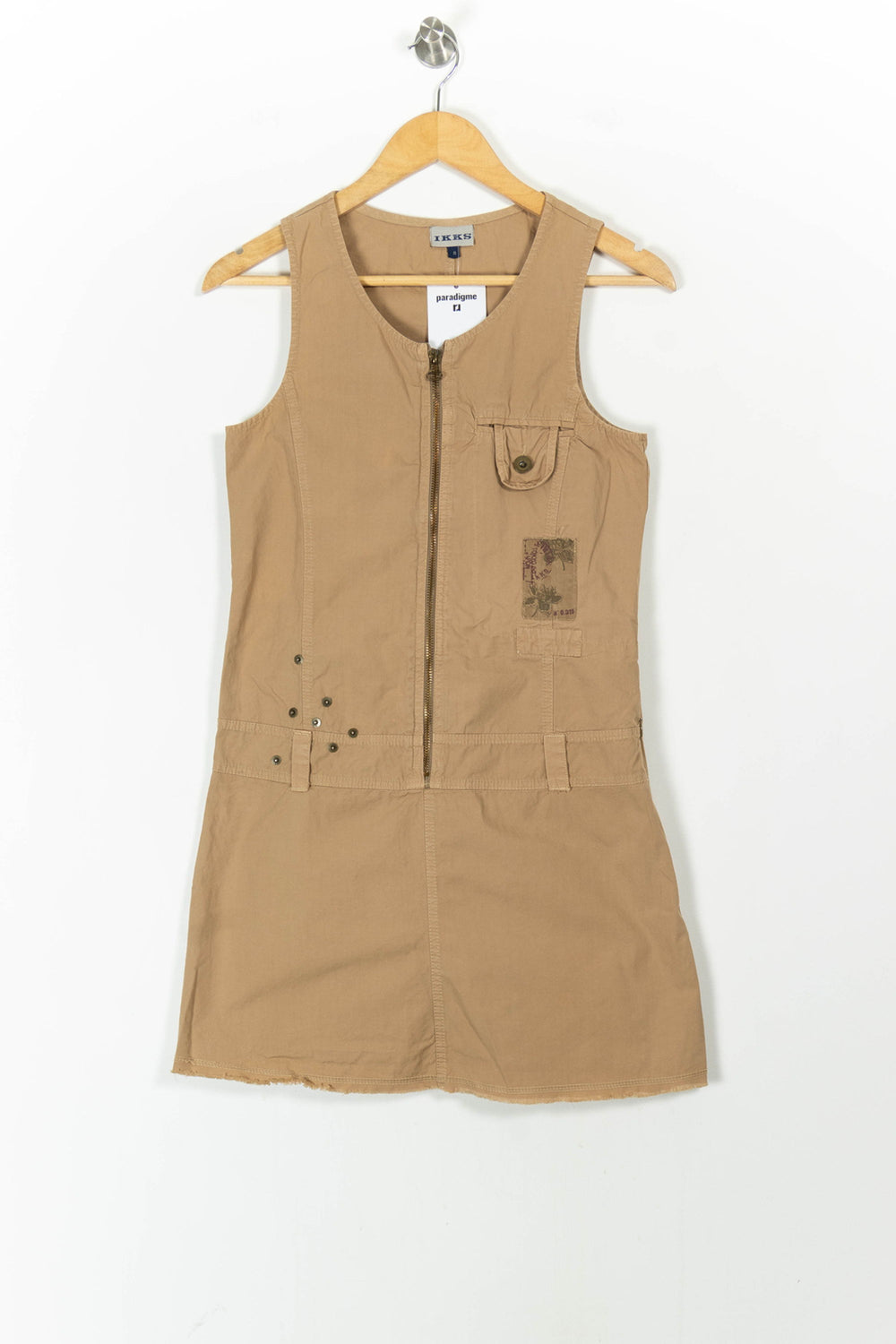Robe Sans Manches Marron - Taille M/38 de la marque IKKS | PARAD69892 - Vendu par Paradigme - Image 2