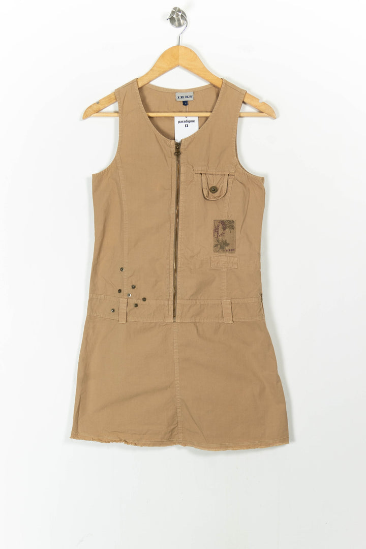 Robe Sans Manches Marron - Taille M/38 de la marque IKKS | PARAD69892 - Vendu par Paradigme - Image 2