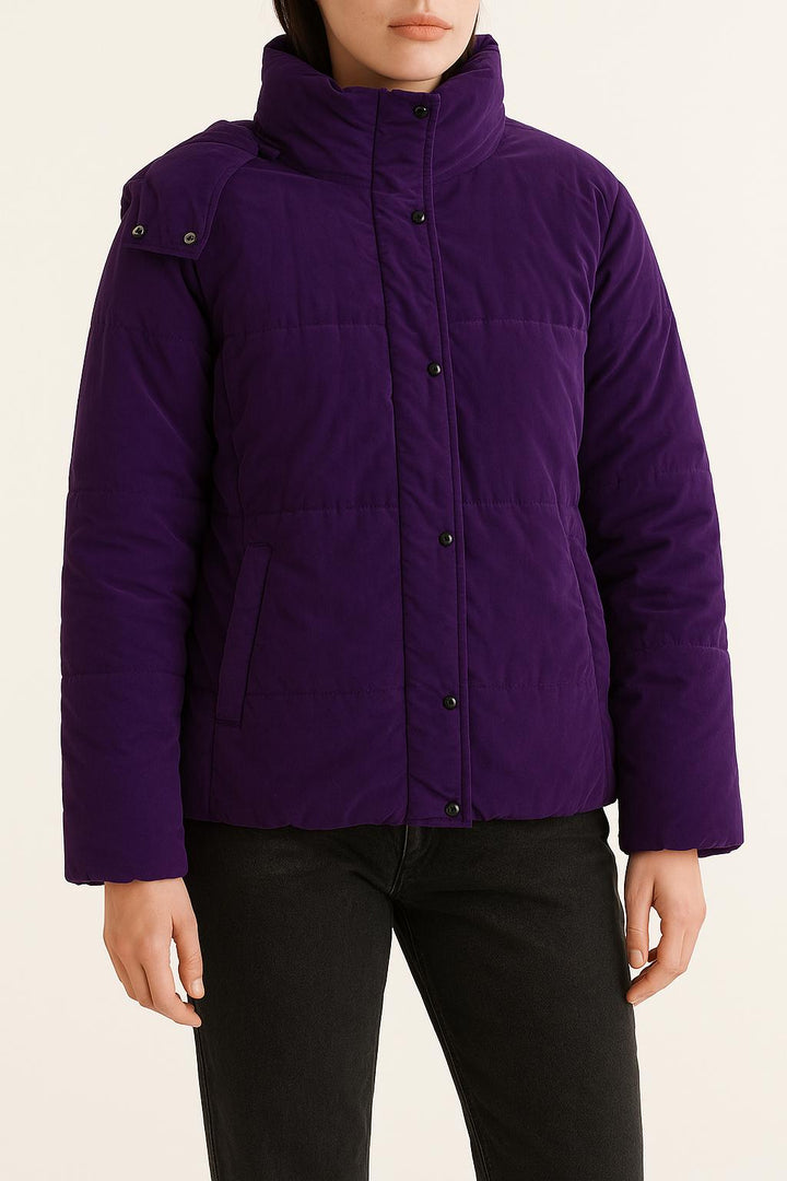Parka Violette - Taille M/38 de la marque I.Code | PARAD69894 - Vendu par Paradigme - Image 1
