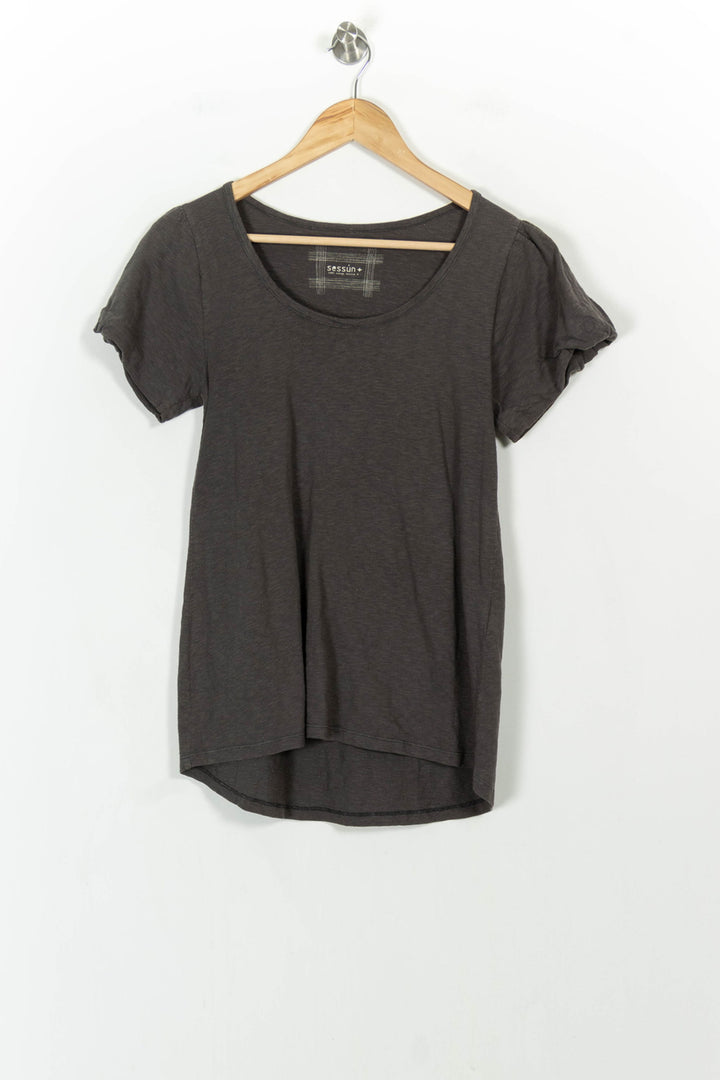 Tee-shirt Gris - Taille S/36 de la marque Sessùn | PARAD69898 - Vendu par Paradigme - Image 2