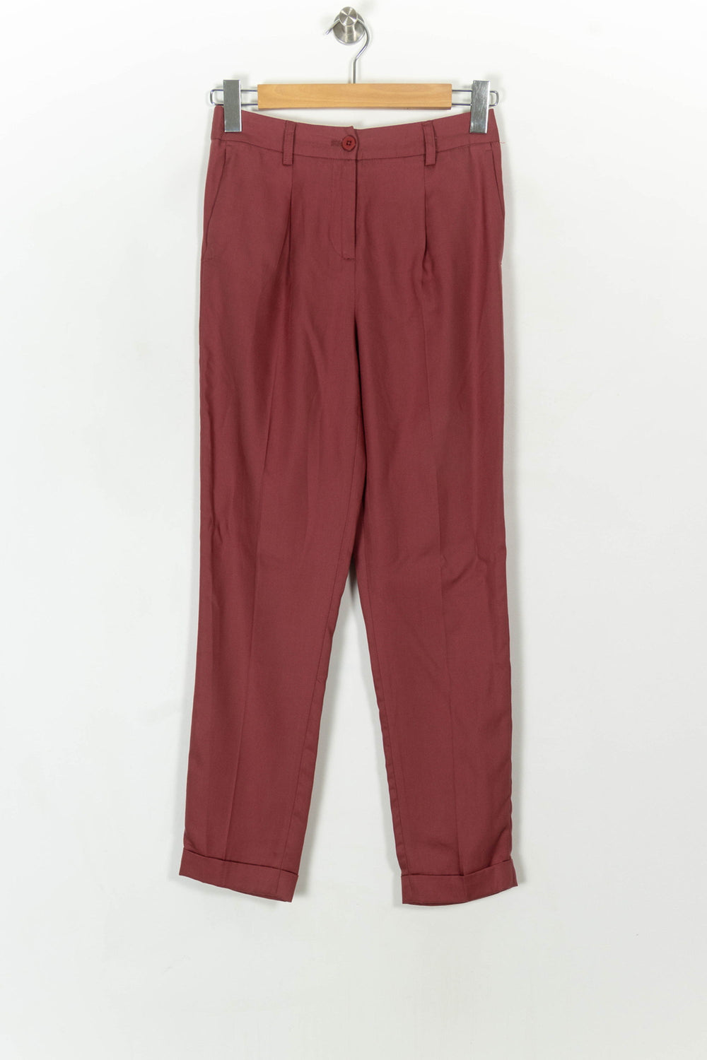 Pantalon Chino Bordeaux - Taille S/36 de la marque Maison 123 | PARAD69902 - Vendu par Paradigme - Image 2