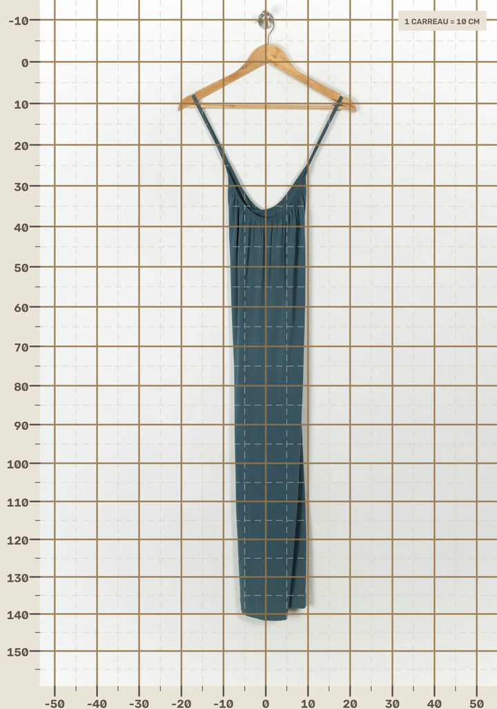 Robe Longue Bleue - Taille XS/34 de la marque Max Mara | PARAD69906 - Vendu par Paradigme - Image 4