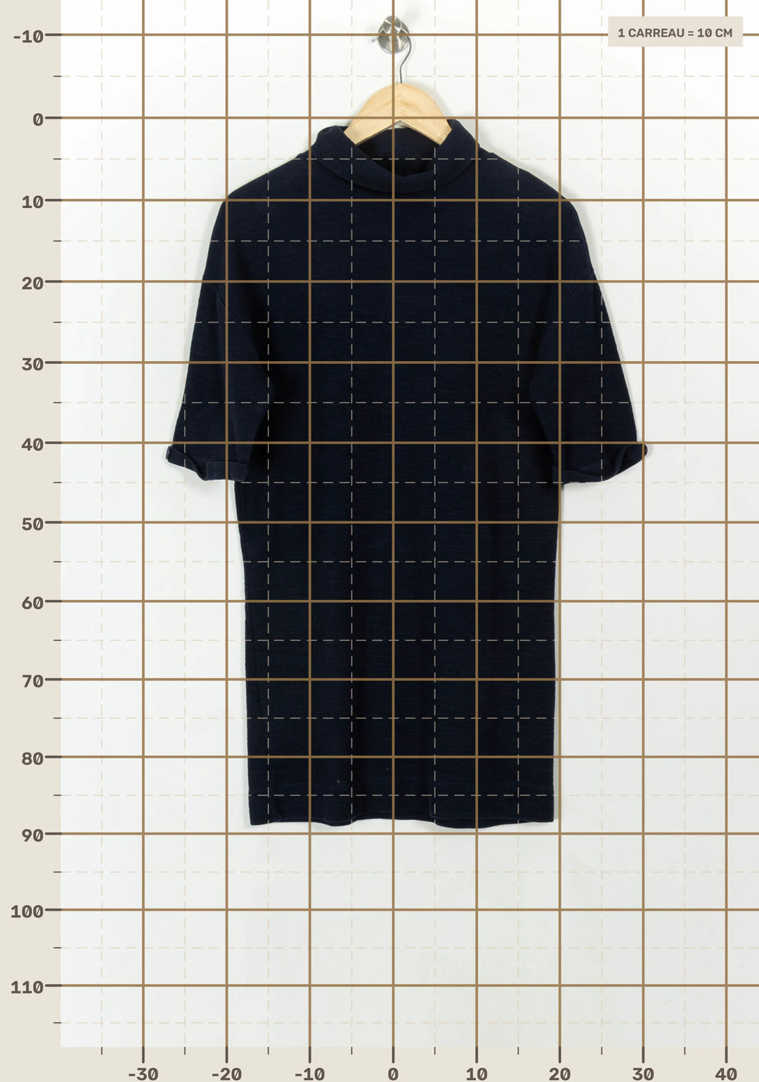 Robe Droite Bleue - Taille S/36 de la marque Sessùn | PARAD69925 - Vendu par Paradigme - Image 4
