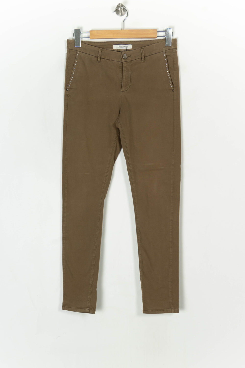 Pantalon Marron - Taille M/38 de la marque I.Code | PARAD69929 - Vendu par Paradigme - Image 2