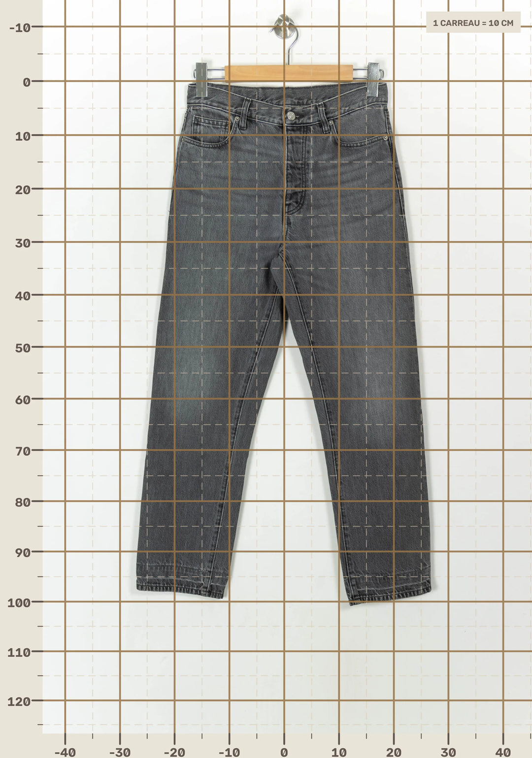 Jean Gris - Taille S/36 de la marque Bellerose | PARAD69939 - Vendu par Paradigme - Image 4