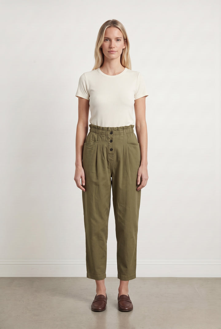 Pantalon Vert Kaki - Taille S/36 de la marque Bellerose | PARAD69940 - Vendu par Paradigme - Image 1