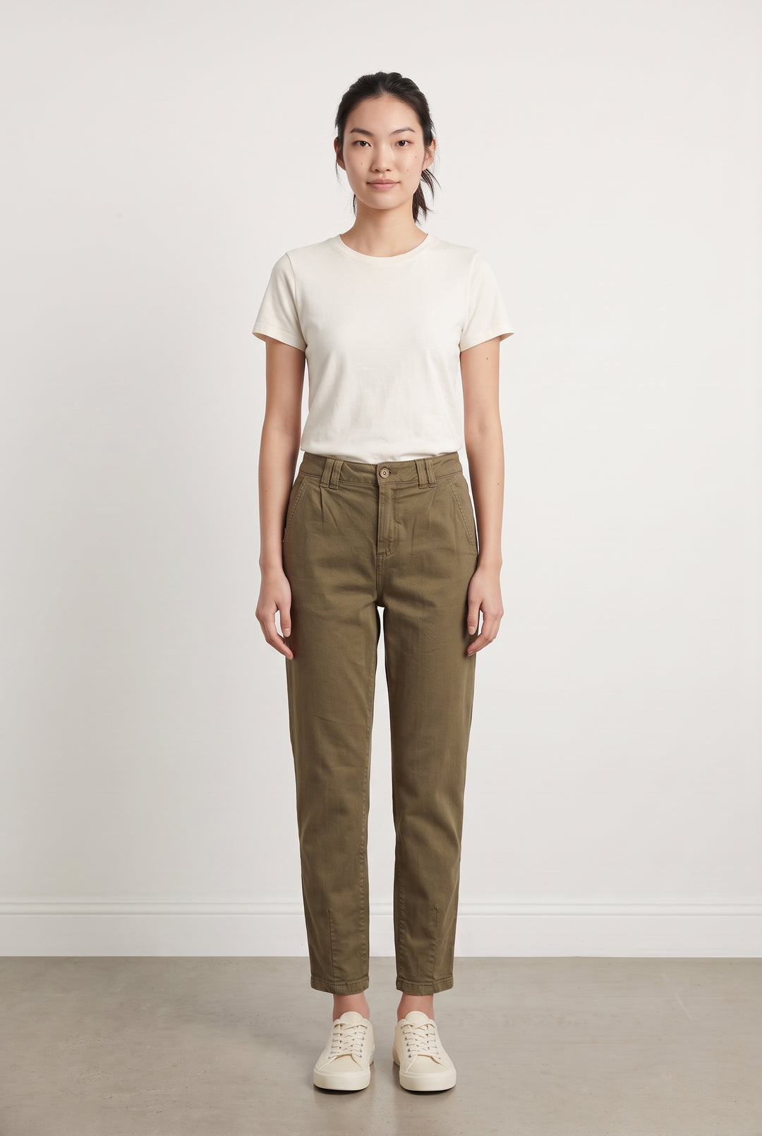 Pantalon Vert Kaki - Taille S/36 de la marque Sézane | PARAD69980 - Vendu par Paradigme - Image 1