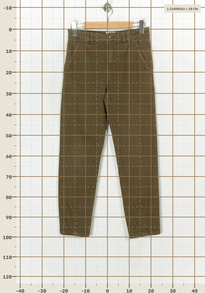 Pantalon Vert Kaki - Taille S/36 de la marque Sézane | PARAD69980 - Vendu par Paradigme - Image 4