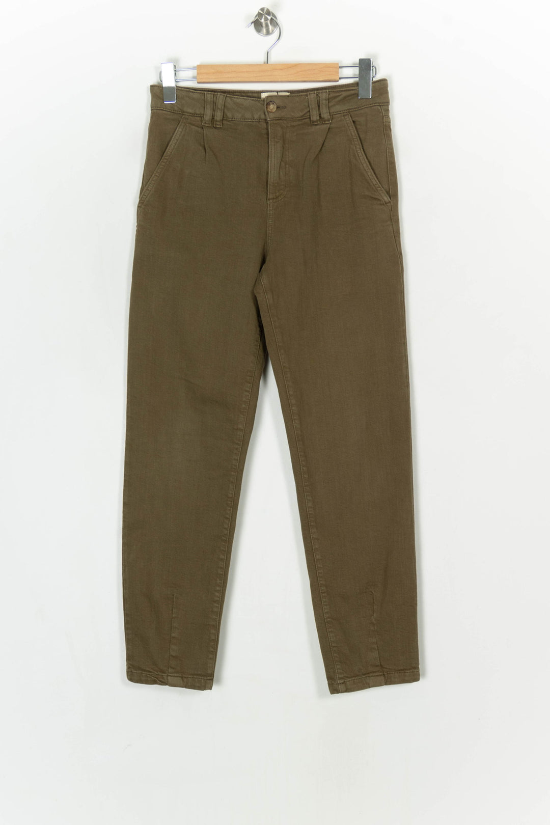 Pantalon Vert Kaki - Taille S/36 de la marque Sézane | PARAD69980 - Vendu par Paradigme - Image 2