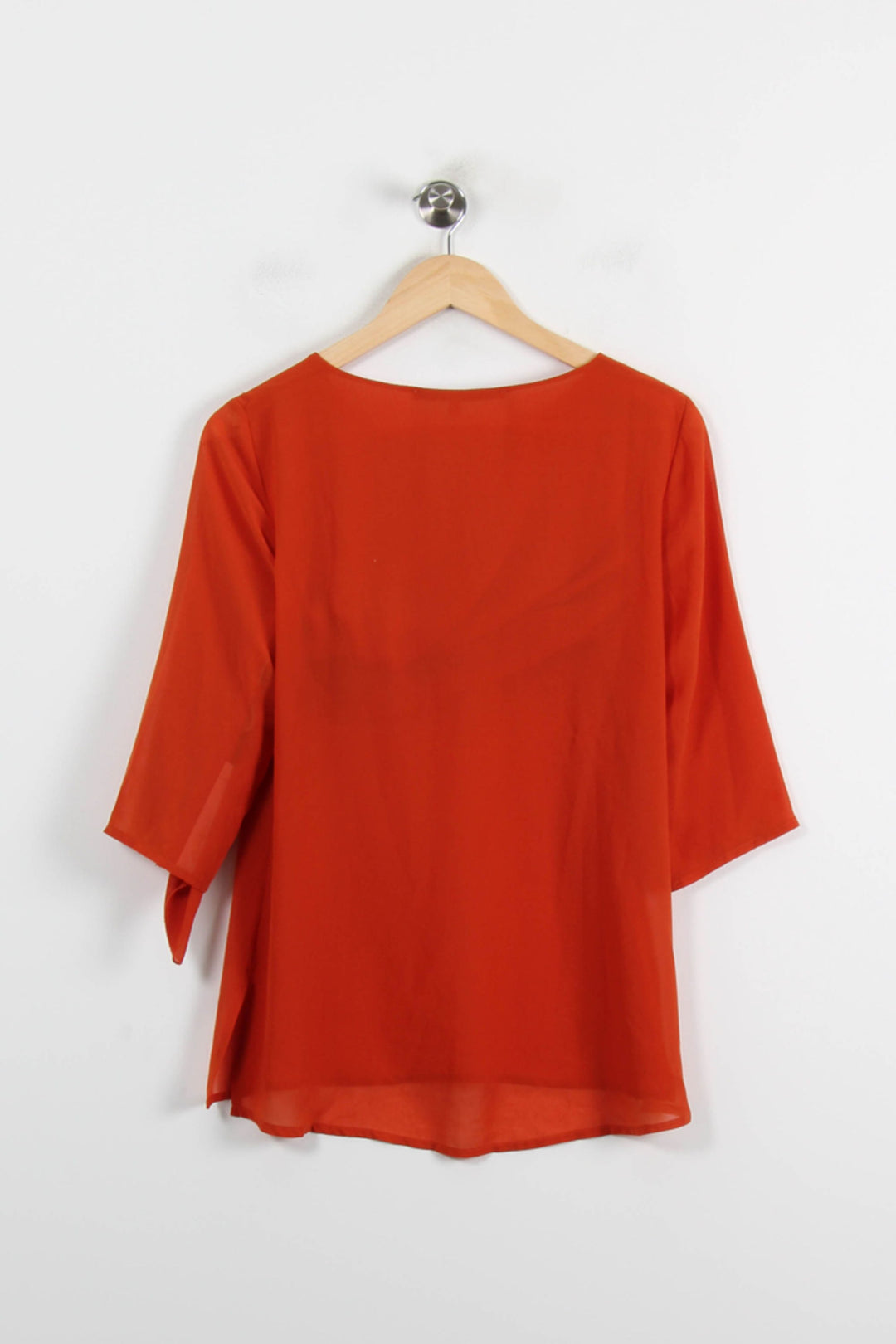 Blouse Orange - Taille M/38 de la marque La Fée Maraboutée | PARAD69982 - Vendu par Paradigme - Image 4