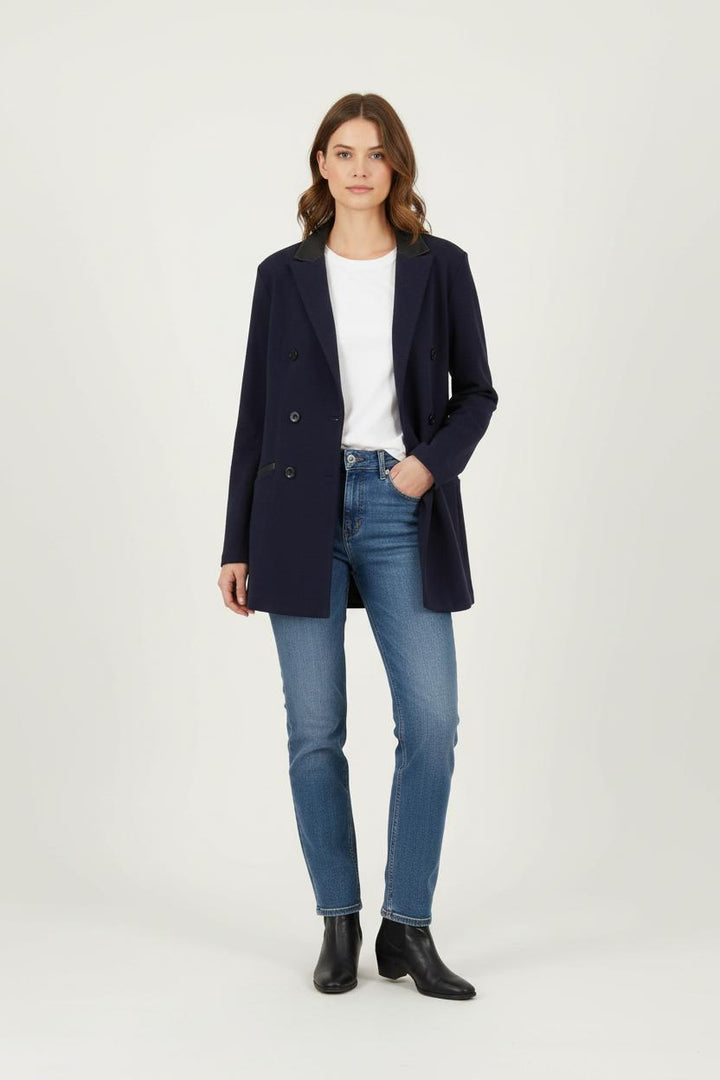 Blazer Bleu et Noir - Taille M/38 de la marque One Step | PARAD69983 - Vendu par Paradigme - Image 1