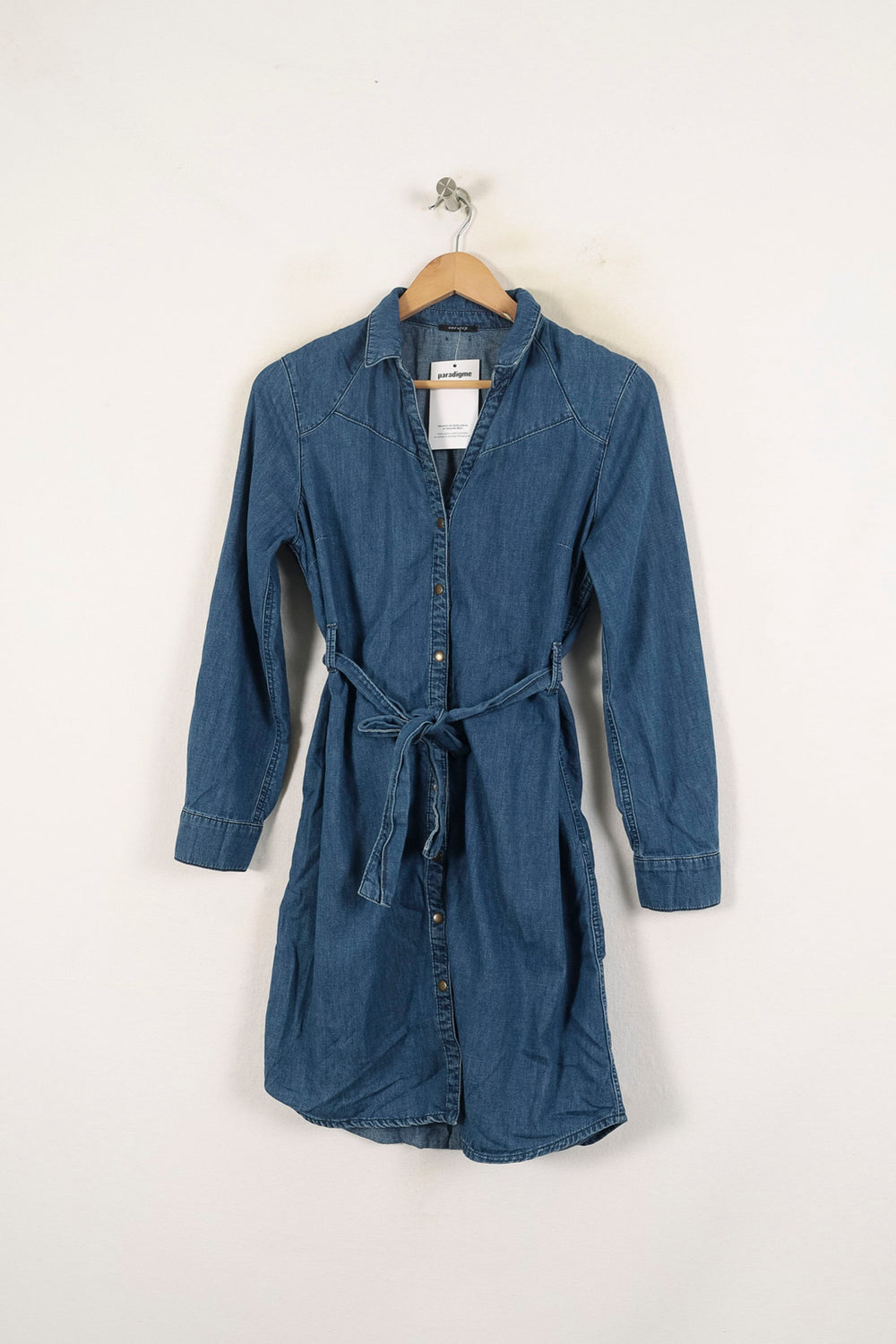 Robe Chemise Bleue - Taille S/36 de la marque One Step | PARAD69997 - Vendu par Paradigme - Image 2