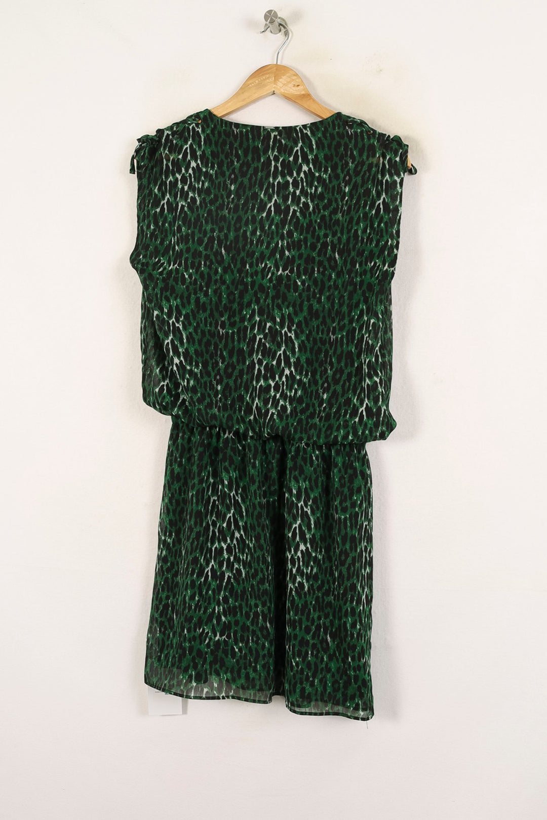 Robe Courte Verte et Noire - Taille S/36 de la marque IKKS | PARAD70000 - Vendu par Paradigme - Image 4