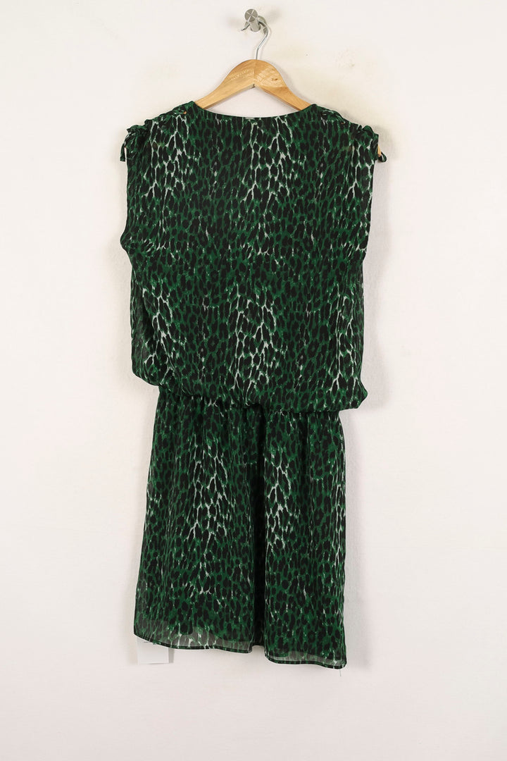 Robe Courte Verte et Noire - Taille S/36 de la marque IKKS | PARAD70000 - Vendu par Paradigme - Image 4