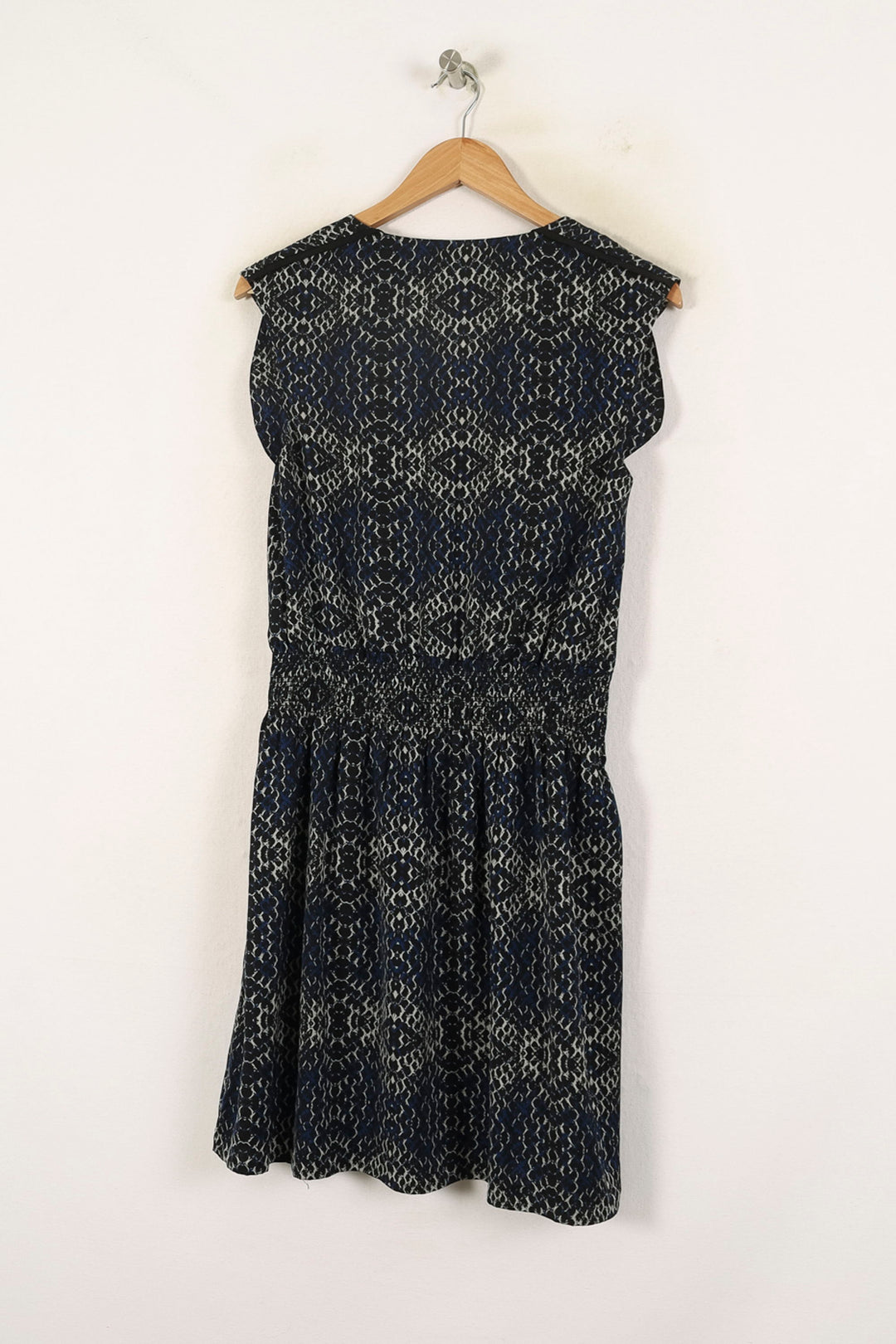 Robe Courte Bleue et Noire - Taille S/36 de la marque ZAPA | PARAD70002 - Vendu par Paradigme - Image 4