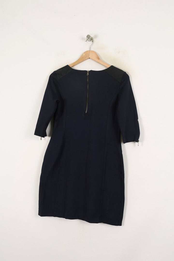 Robe Droite Bleue - Taille M/38 de la marque ZAPA | PARAD70003 - Vendu par Paradigme - Image 4