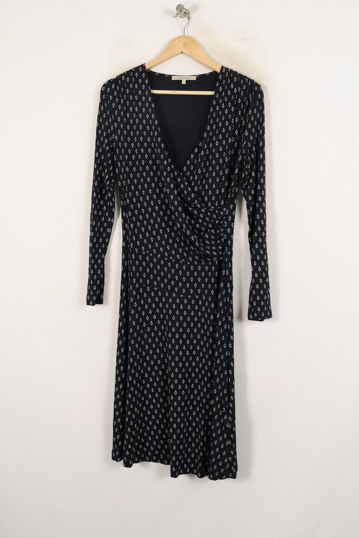 Robe Portefeuille Bleue - Taille S/36 de la marque La Fée Maraboutée | PARAD70010 - Vendu par Paradigme - Image 2