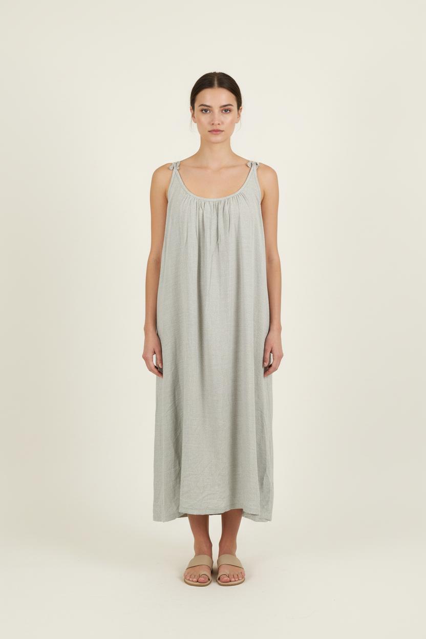 Robe Longue Grise - Taille S/36 de la marque SAAJ | PARAD70014 - Vendu par Paradigme - Image 1