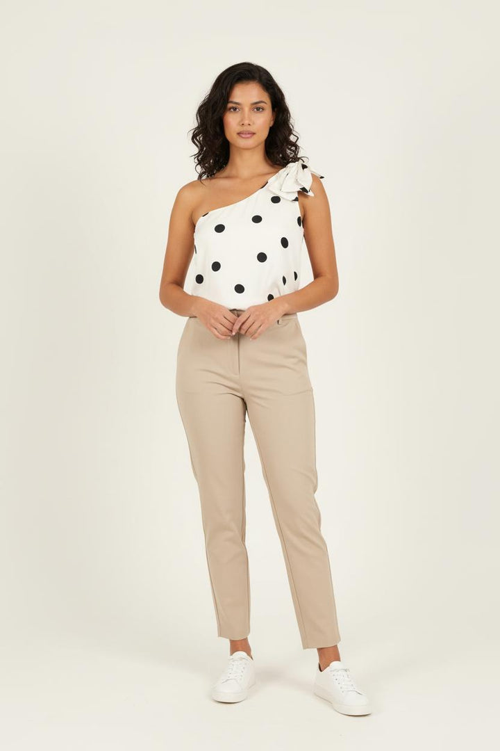 Top Blanc et Noir - Taille S/36 de la marque Caroll | PARAD70019 - Vendu par Paradigme - Image 1