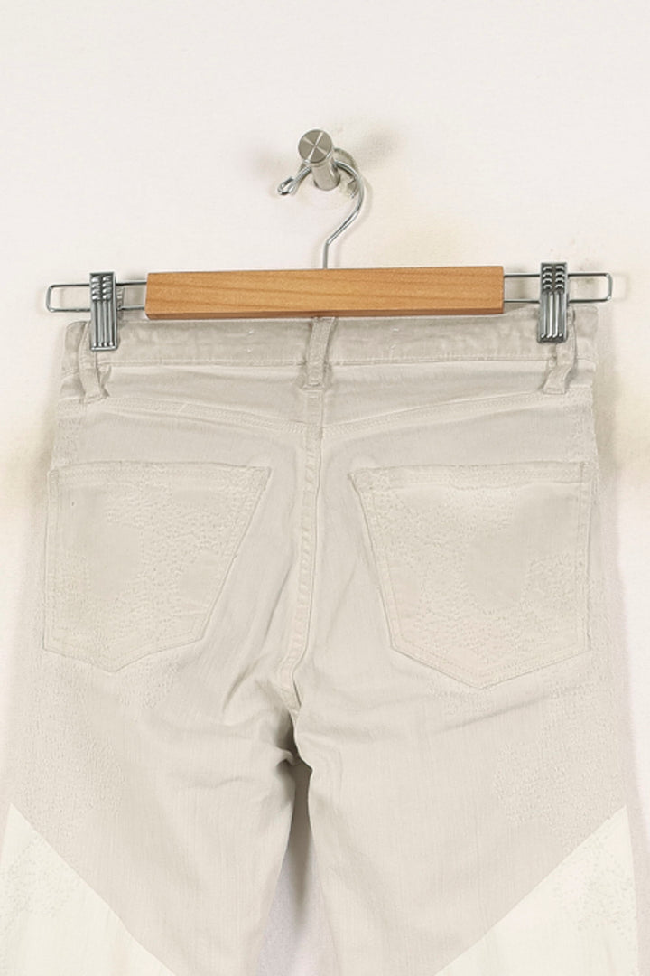 Jean Gris et Blanc - Taille XS/34 de la marque Zadig&Voltaire | PARAD70025 - Vendu par Paradigme - Image 4