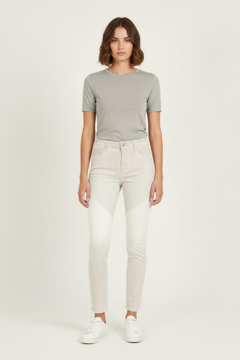 Jean Gris et Blanc - Taille XS/34 de la marque Zadig&Voltaire | PARAD70025 - Vendu par Paradigme - Image 1