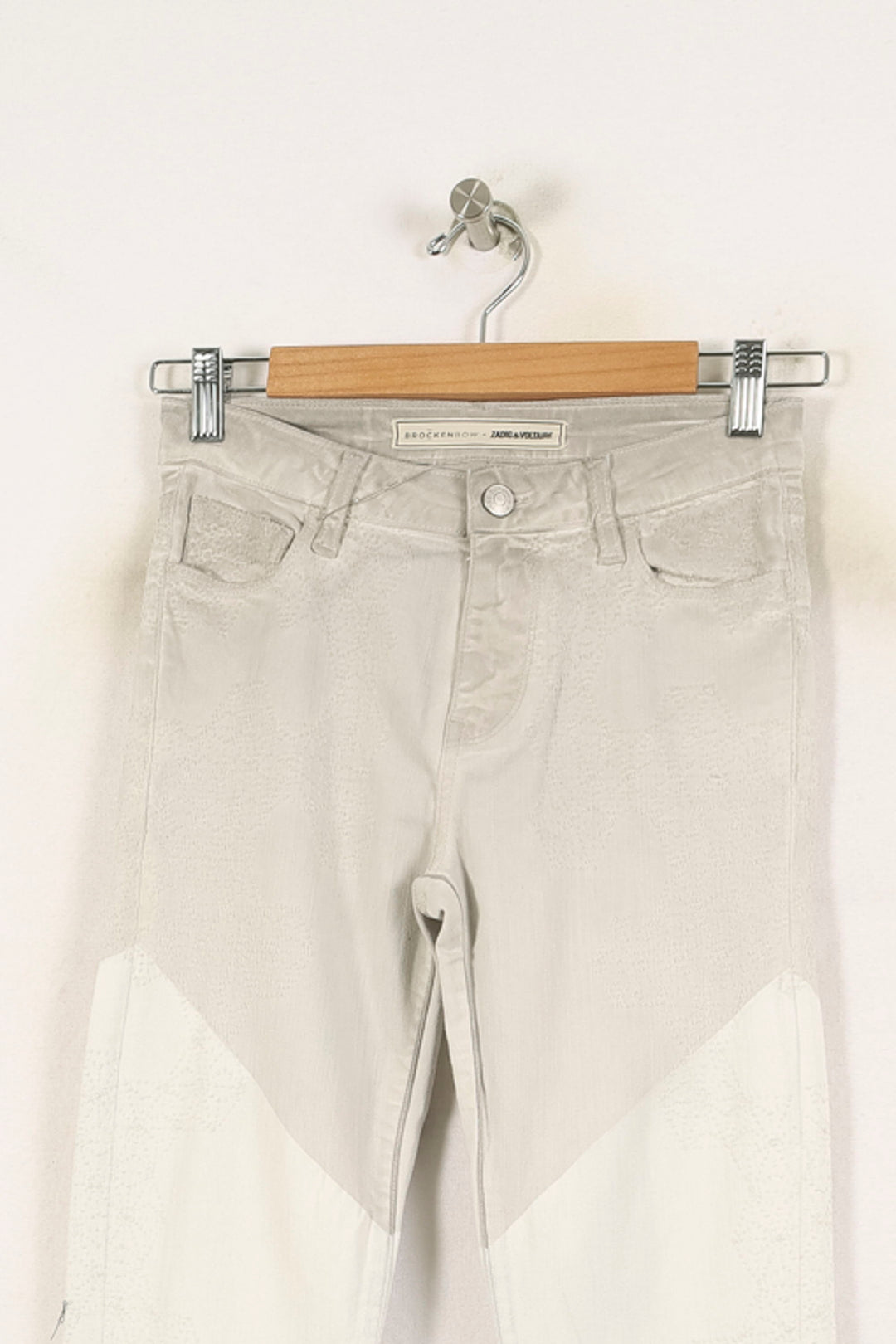 Jean Gris et Blanc - Taille XS/34 de la marque Zadig&Voltaire | PARAD70025 - Vendu par Paradigme - Image 2