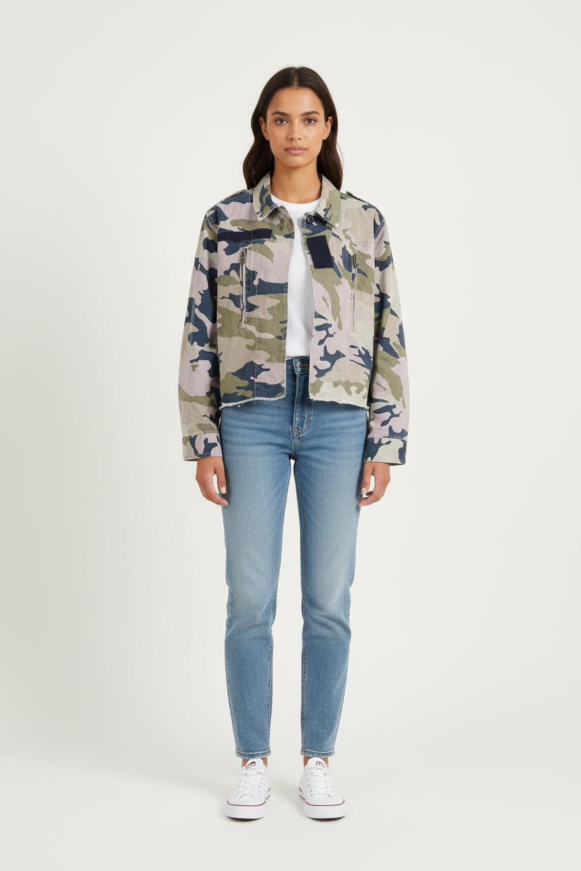 Veste Camouflage Multicolore - Taille XS/34 de la marque Zadig&Voltaire | PARAD70028 - Vendu par Paradigme - Image 1