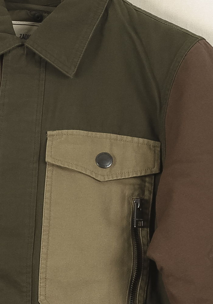 Veste Kaki et Marron - Taille S/36 de la marque Zadig&Voltaire | PARAD70032 - Vendu par Paradigme - Image 3