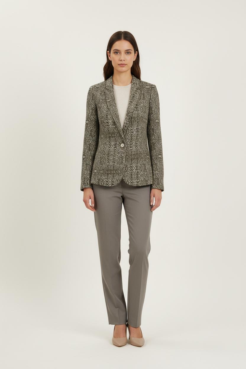 Blazer Vert et Blanc - Taille XS/34 de la marque IKKS | PARAD70039 - Vendu par Paradigme - Image 1