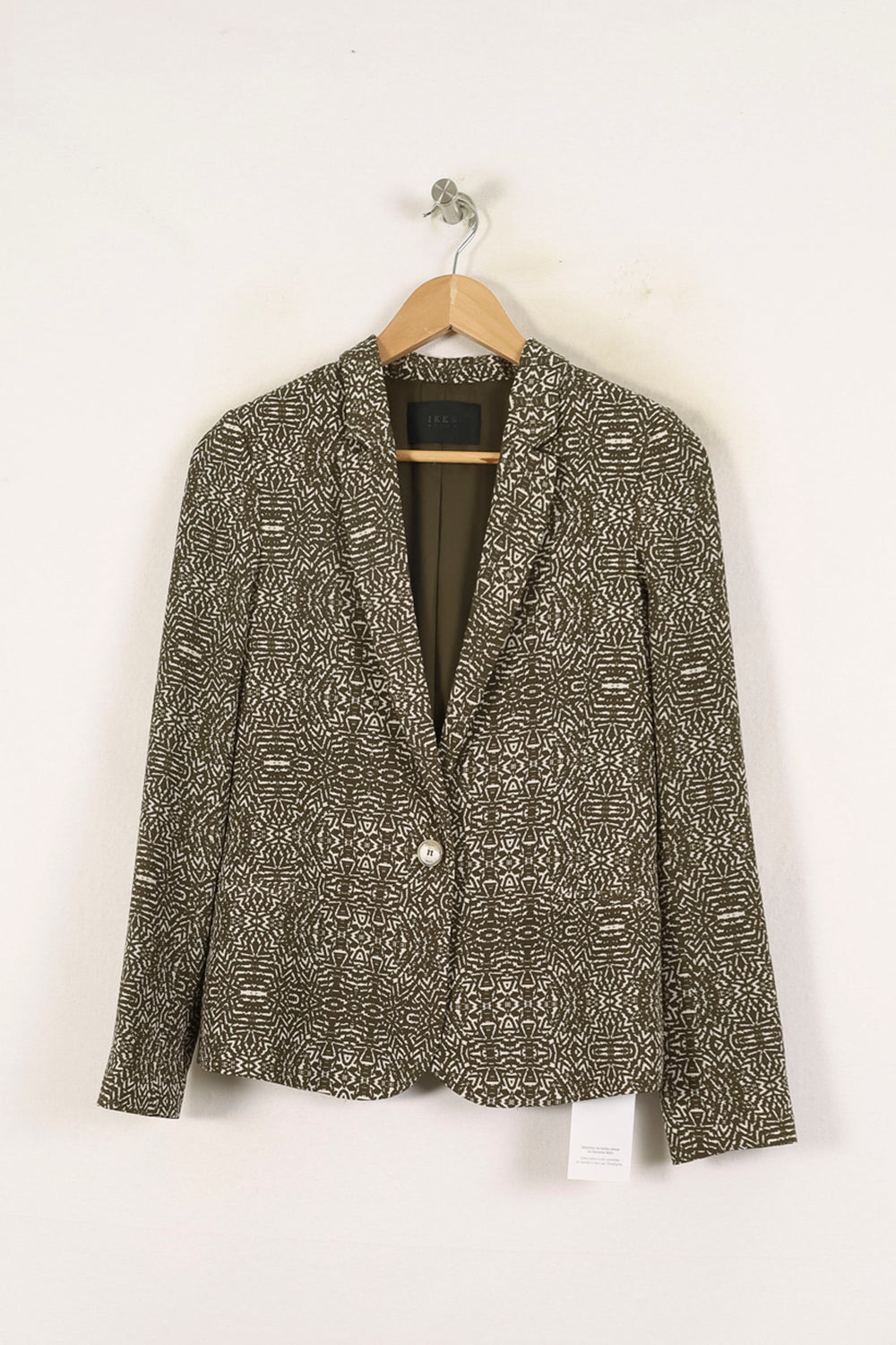 Blazer Vert et Blanc - Taille XS/34 de la marque IKKS | PARAD70039 - Vendu par Paradigme - Image 2