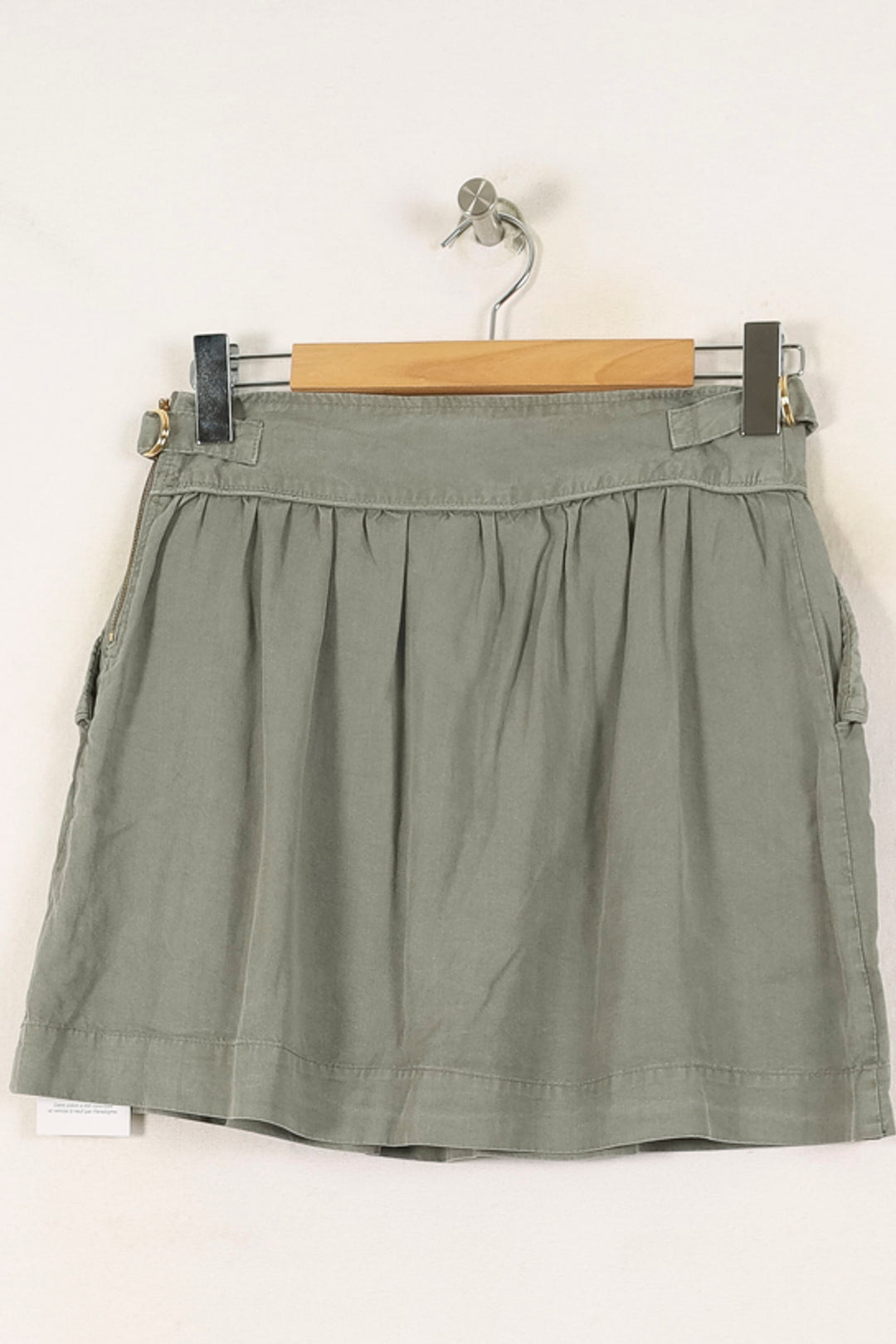 Jupe Courte Verte - Taille S/36 de la marque Sandro | PARAD70046 - Vendu par Paradigme - Image 4