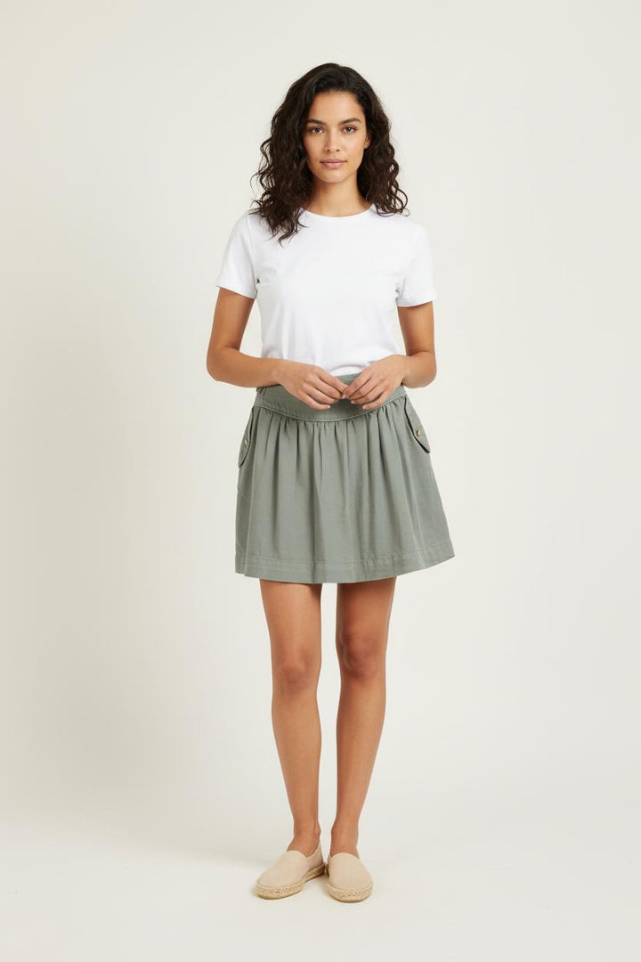 Jupe Courte Verte - Taille S/36 de la marque Sandro | PARAD70046 - Vendu par Paradigme - Image 1