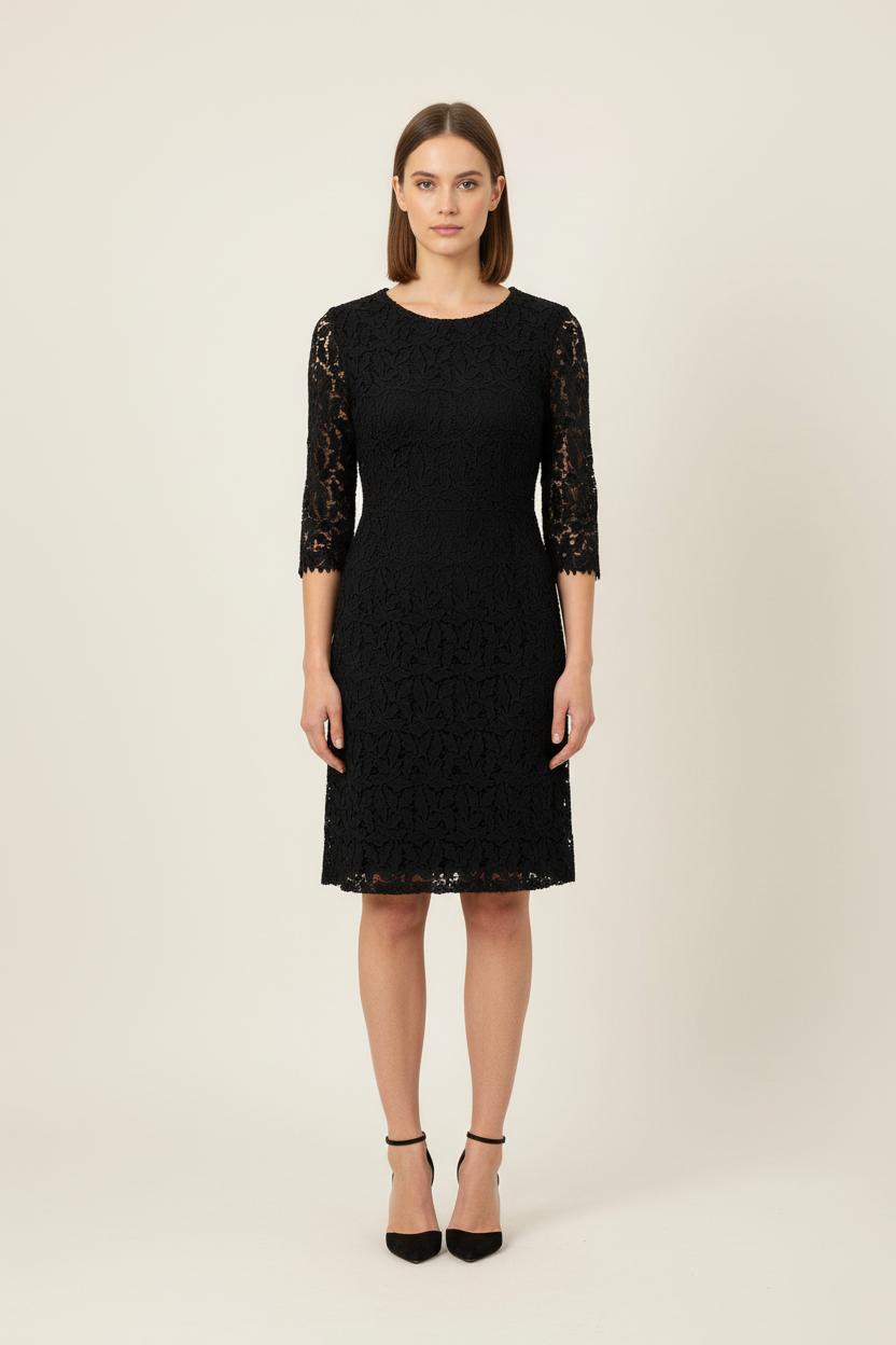Robe Dentelle Noire - Taille M/38 de la marque ba&sh | PARAD70049 - Vendu par Paradigme - Image 1