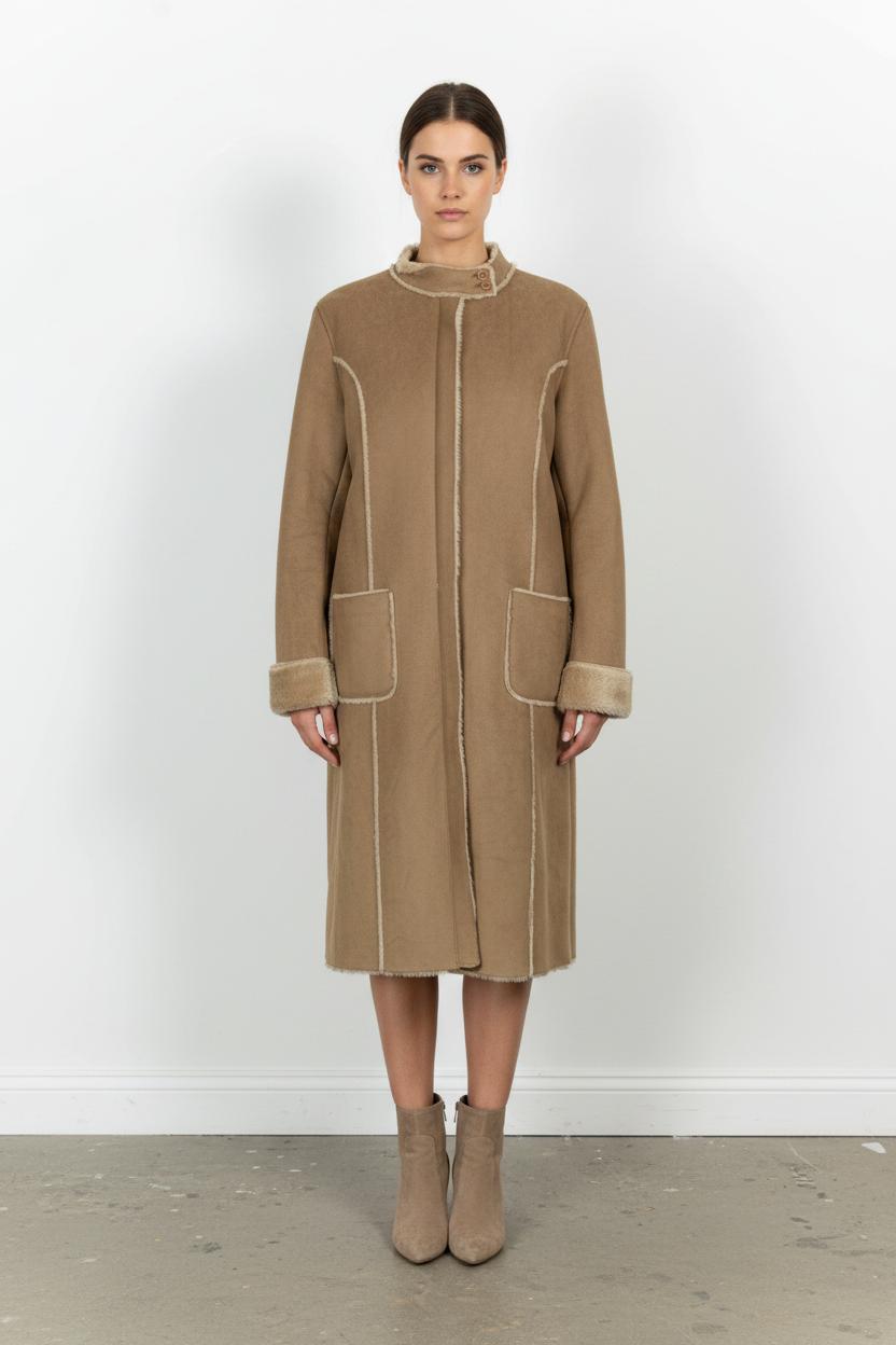 Manteau Marron - Taille L/40 de la marque Sud express | PARAD70056 - Vendu par Paradigme - Image 1
