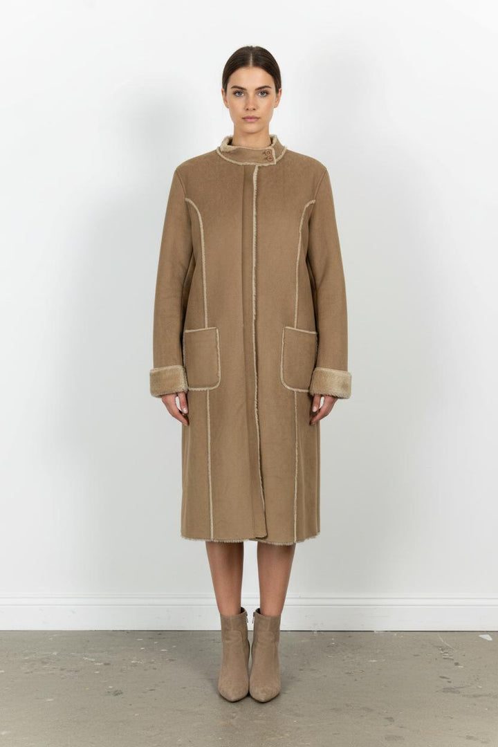 Manteau Marron - Taille L/40 de la marque Sud express | PARAD70056 - Vendu par Paradigme - Image 1
